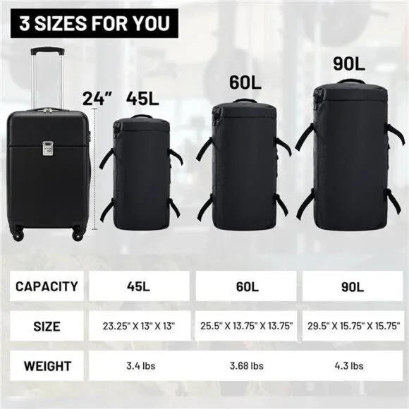 Large Duffel Backpack Sports Gym Bag 45L Water Resistant Travel Bag With Shoe Co